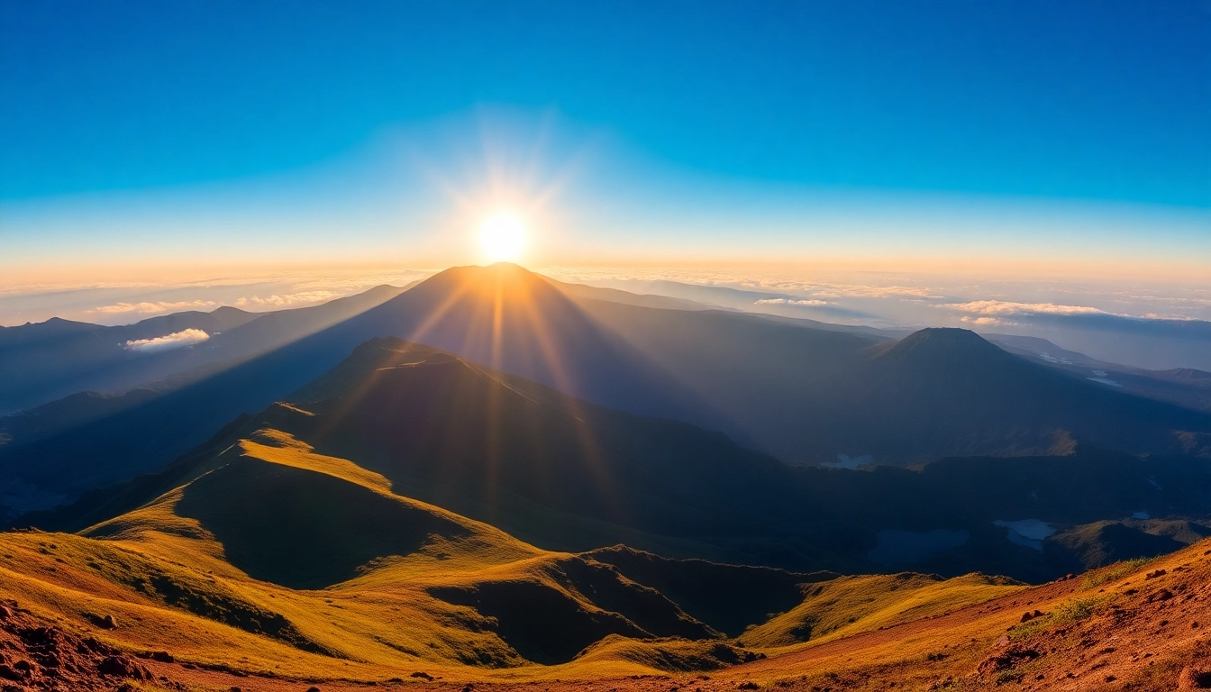 Majestic Mount Rinjani with volcanic crater in Lombok, Indonesia, showcasing its rugged terrain for hiking enthusiasts.