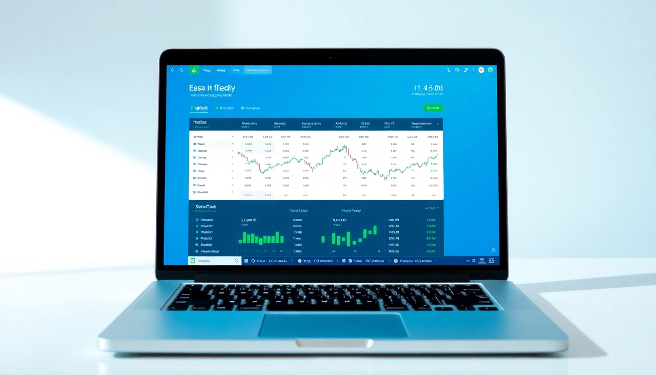 Illustration of a beginner-friendly trading platform designed for the best trading platform for