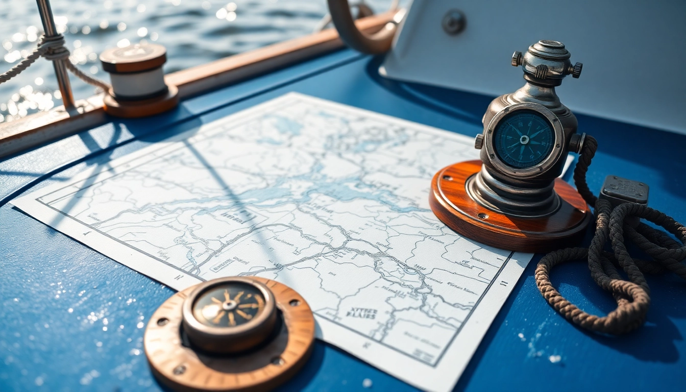 Professional handling of boots versegelung navigation techniques aboard a boat for precise